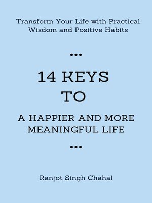 cover image of 14 Keys to a Happier and More Meaningful Life